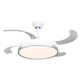 Ventilador de Techo Retráctil 2 en 1 con Luz LED