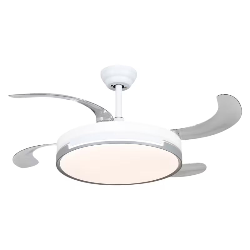 Ventilador de Techo Retráctil 2 en 1 con Luz LED