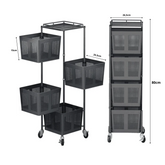 Estante de cocina con 4 niveles